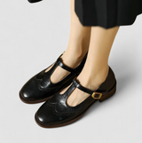 Retro T-Strap Shoes